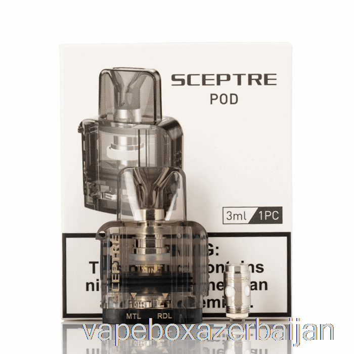 Vape Box Azerbaijan Innokin SCEPTRE Replacement Pods 0.65ohm Single Pod & Coils